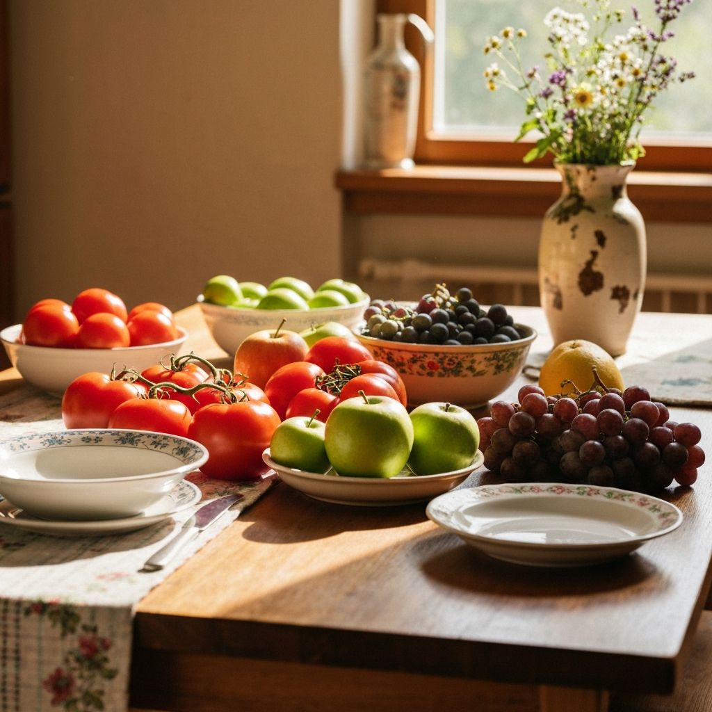 Alltägliche Essgewohnheiten